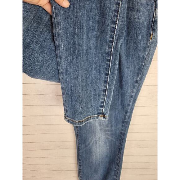 PILCRO & THE LETTERPRESS HIGH RISE SKINNY MID WASH JEANS, SZ 31 - Picture 4 of 14